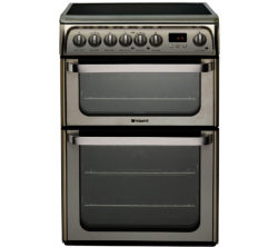 Hotpoint HUE61XS Electric Ceramic Cooker - Stainless Steel